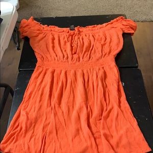 off the shoulder dress